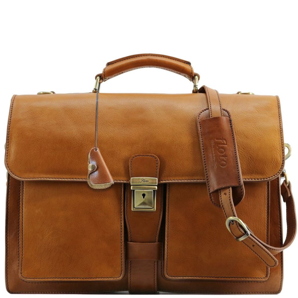 Novella Italian Leather Briefcase Bag Fenzo Italian Bags
