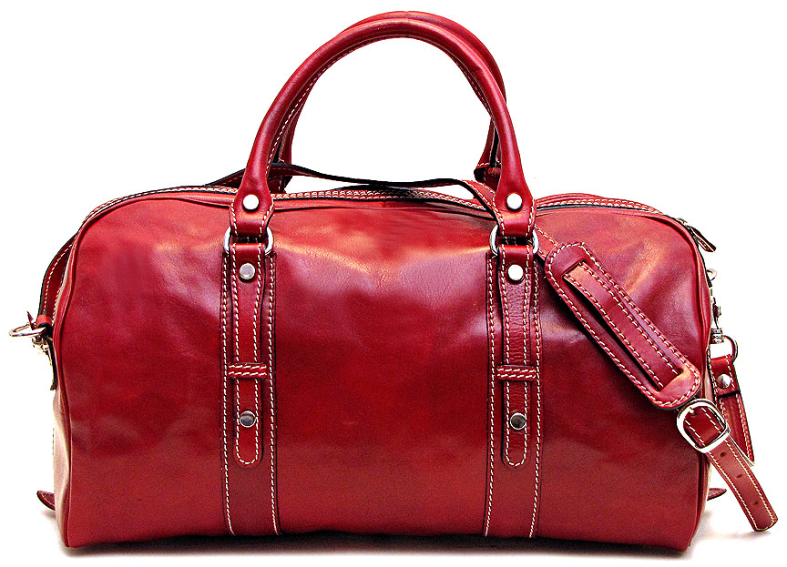 Venezia Piccola Leather Duffle Bag - Fenzo Italian Bags