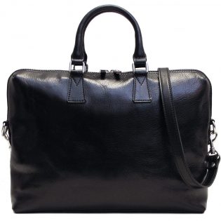 Slim Leather Brief Bag