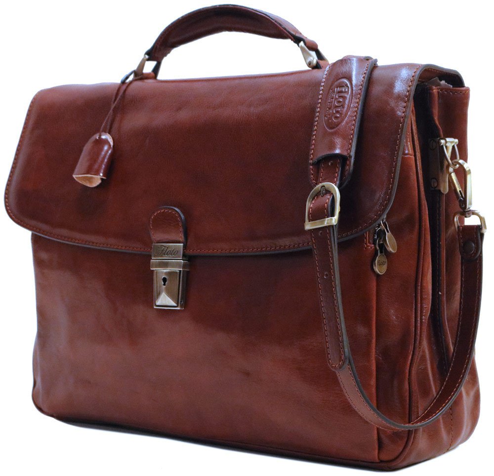 Firenze Classic Laptop Briefbag - Fenzo Italian Bags